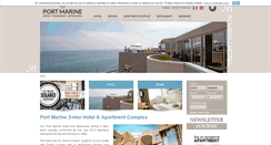 Desktop Screenshot of en.hotel-port-marine.com